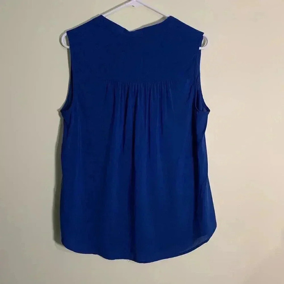 NWT Torrid Blue Harper Challis Pullover Blouse Sz 00‎ (10) - Picture 4 of 4